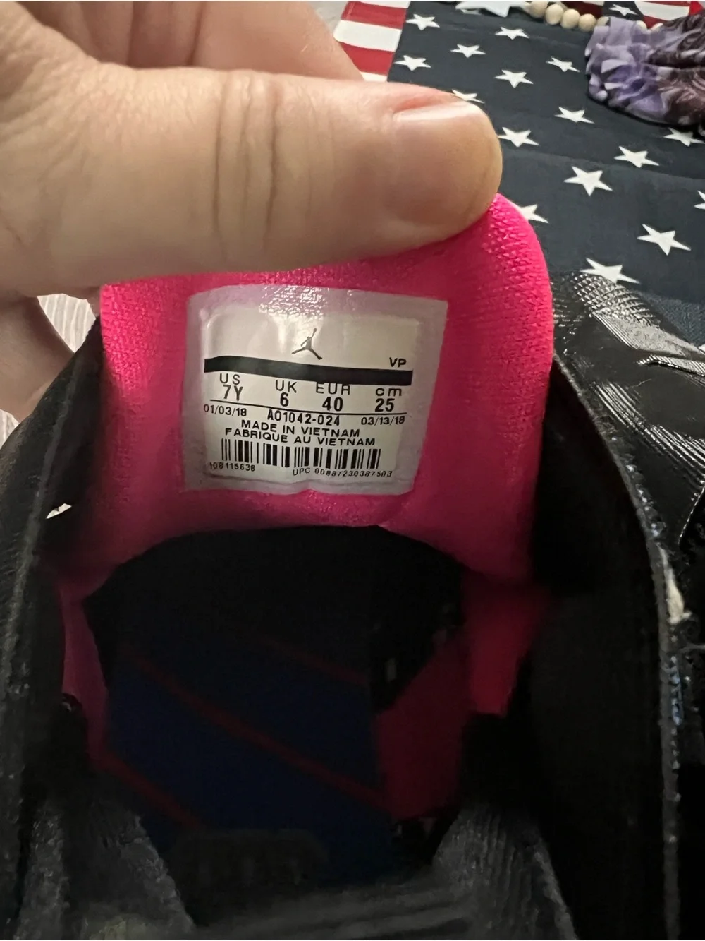 Air Jordan Why Not Zer0.1 PHD AO1042-024 Boys 7Y Men’s 7 Black Pink Blue